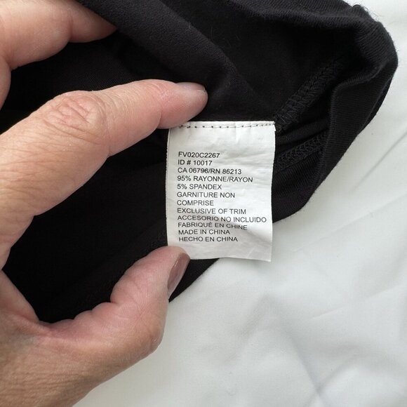 Tristan Black Beaded Long-sleeve Tee Size Small - Picture 10 of 15